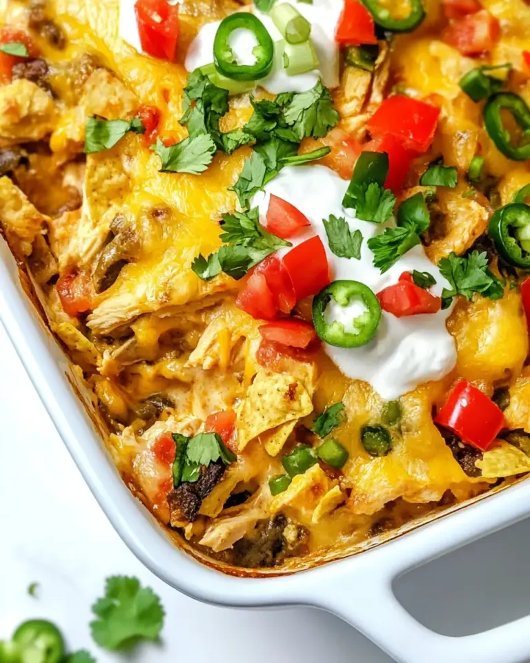 Homemade Chicken Nacho Casserole photo