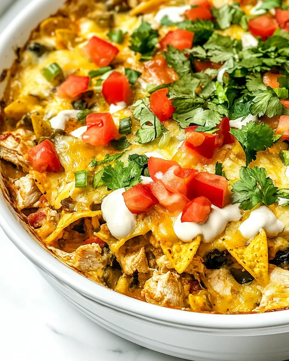Classic Chicken Nacho Casserole image