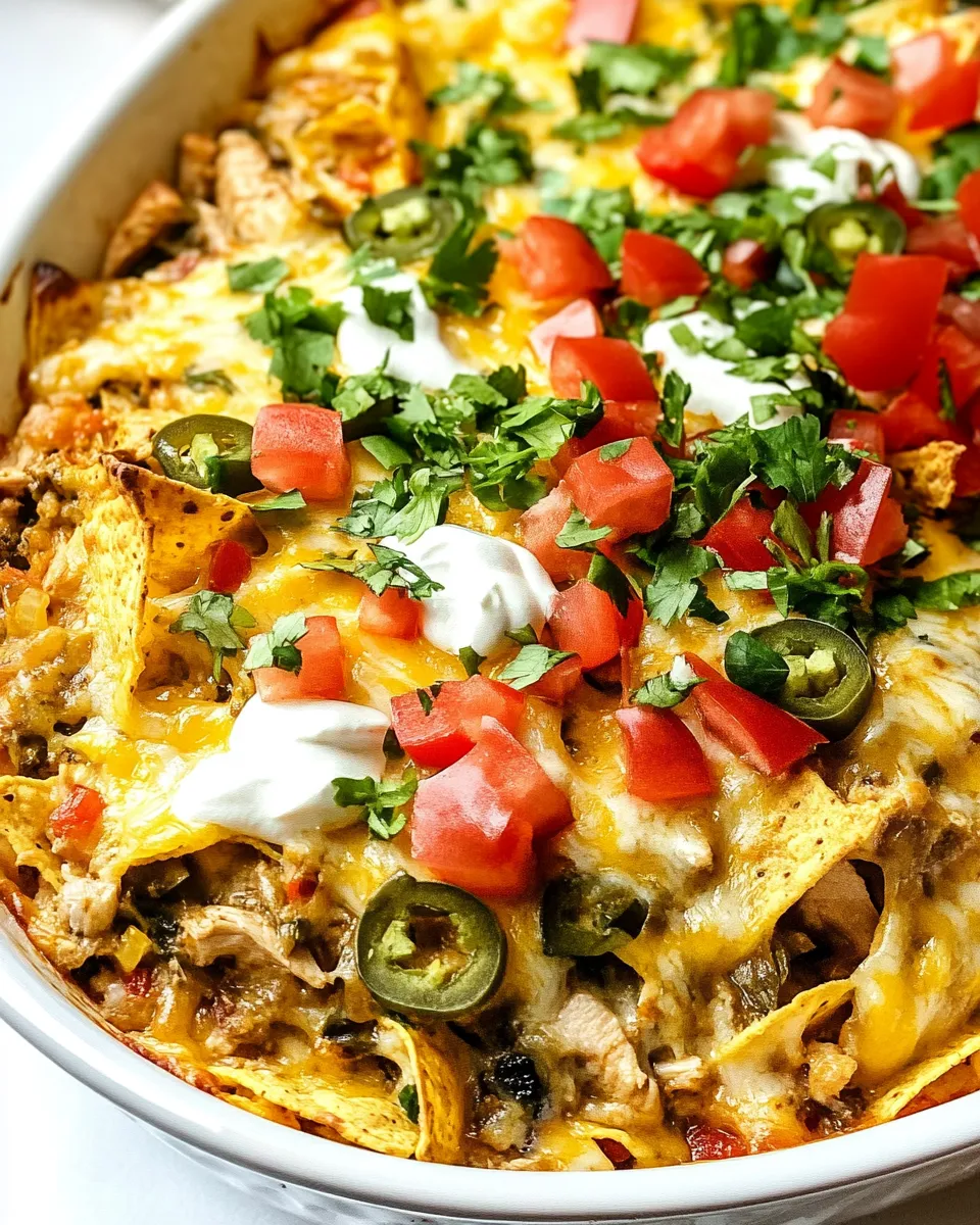 Easy Chicken Nacho Casserole recipe photo