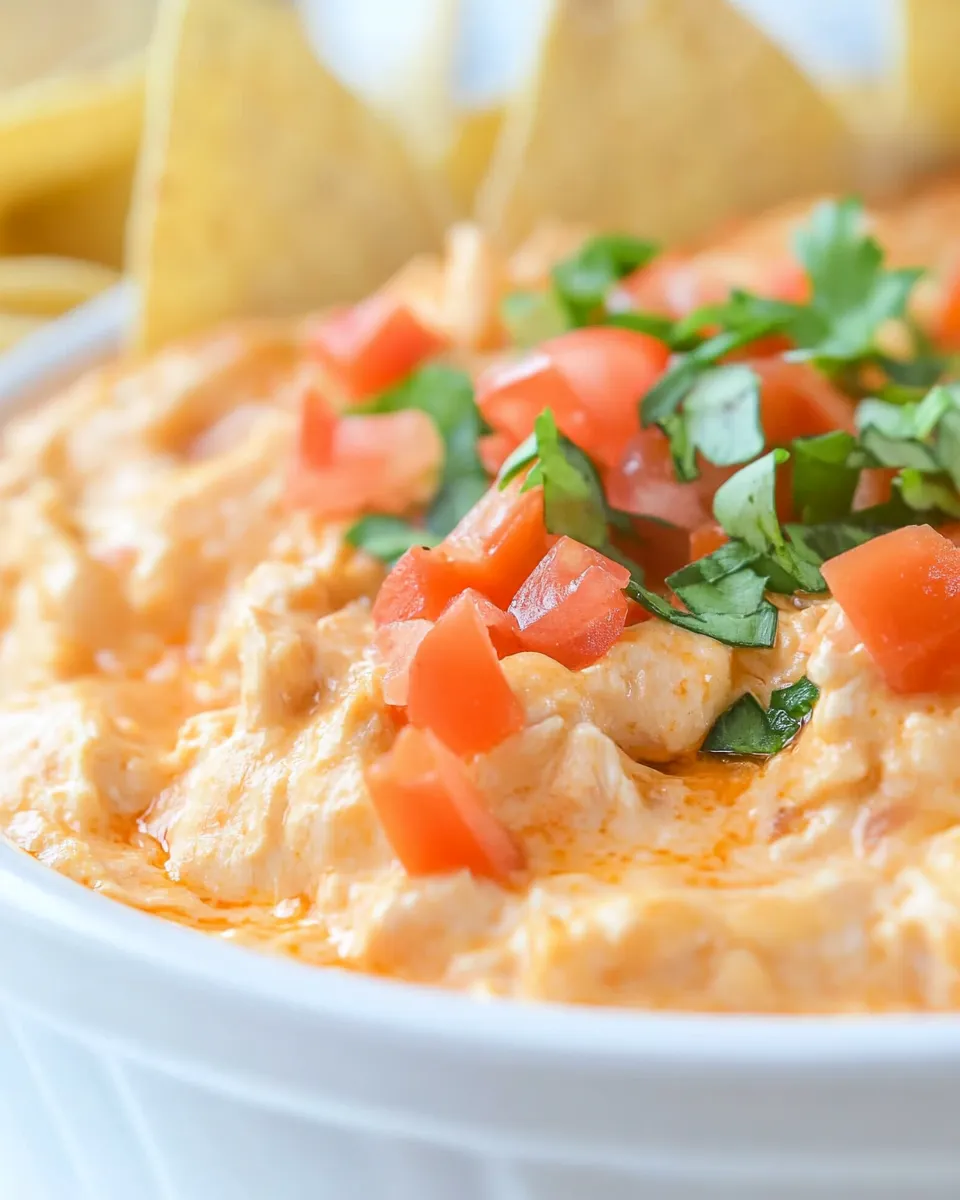 Easy Chicken Nacho Dip recipe photo