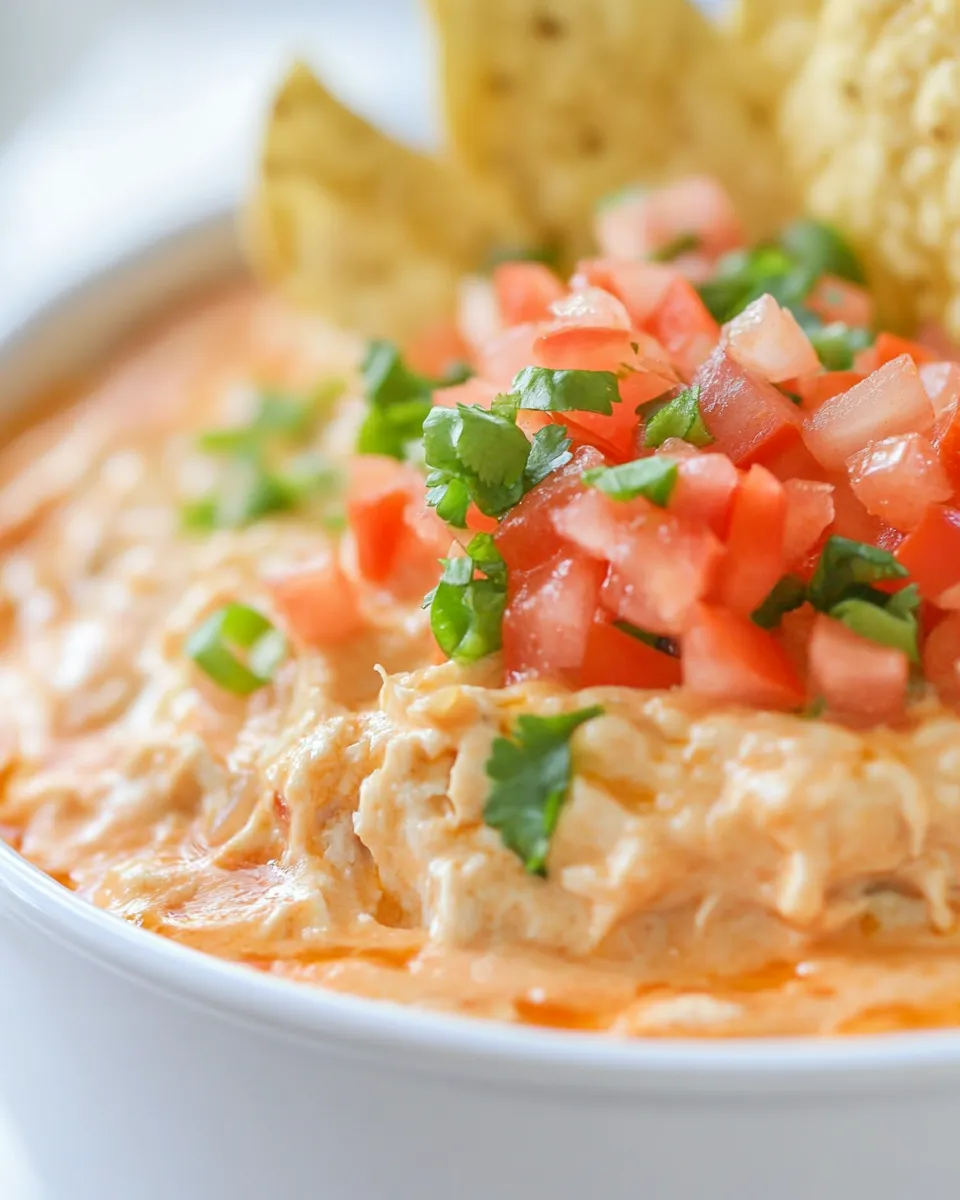 Delicious Chicken Nacho Dip dish photo