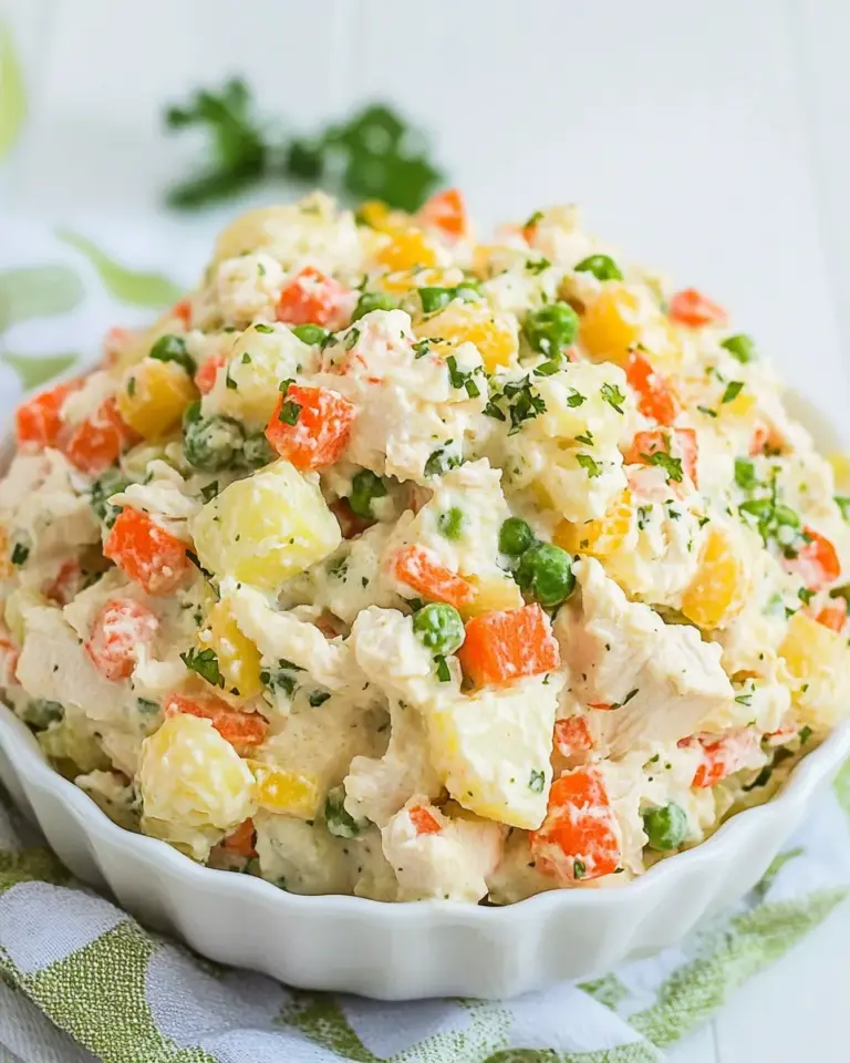 Homemade Chicken Olivye (Chicken Potato Salad) photo