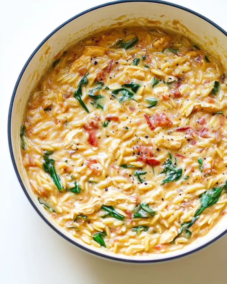 homemade Chicken Orzo Recipe (One Pot!) photo