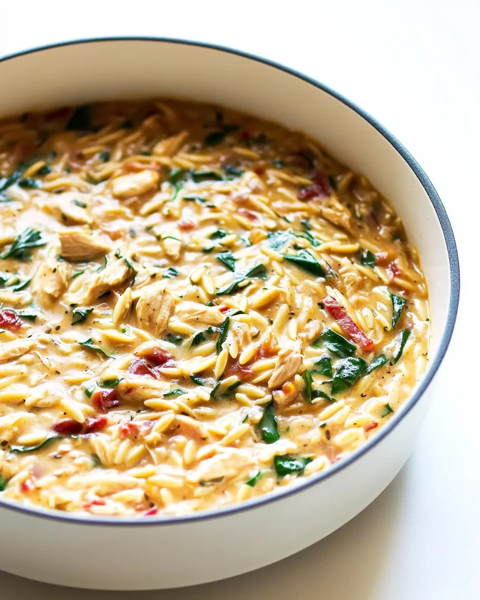 classic Chicken Orzo Recipe (One Pot!) image