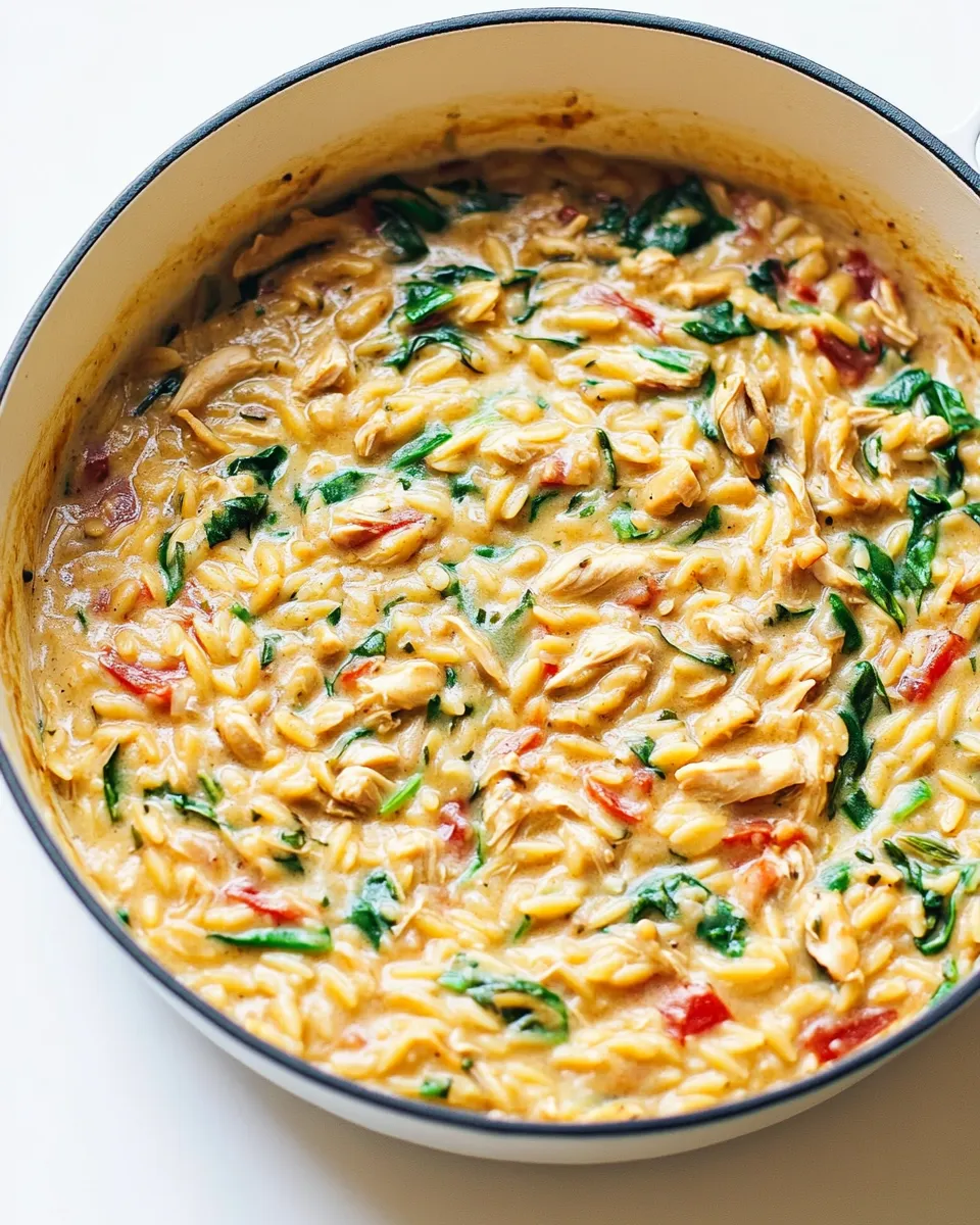 delicious Chicken Orzo Recipe (One Pot!) shot
