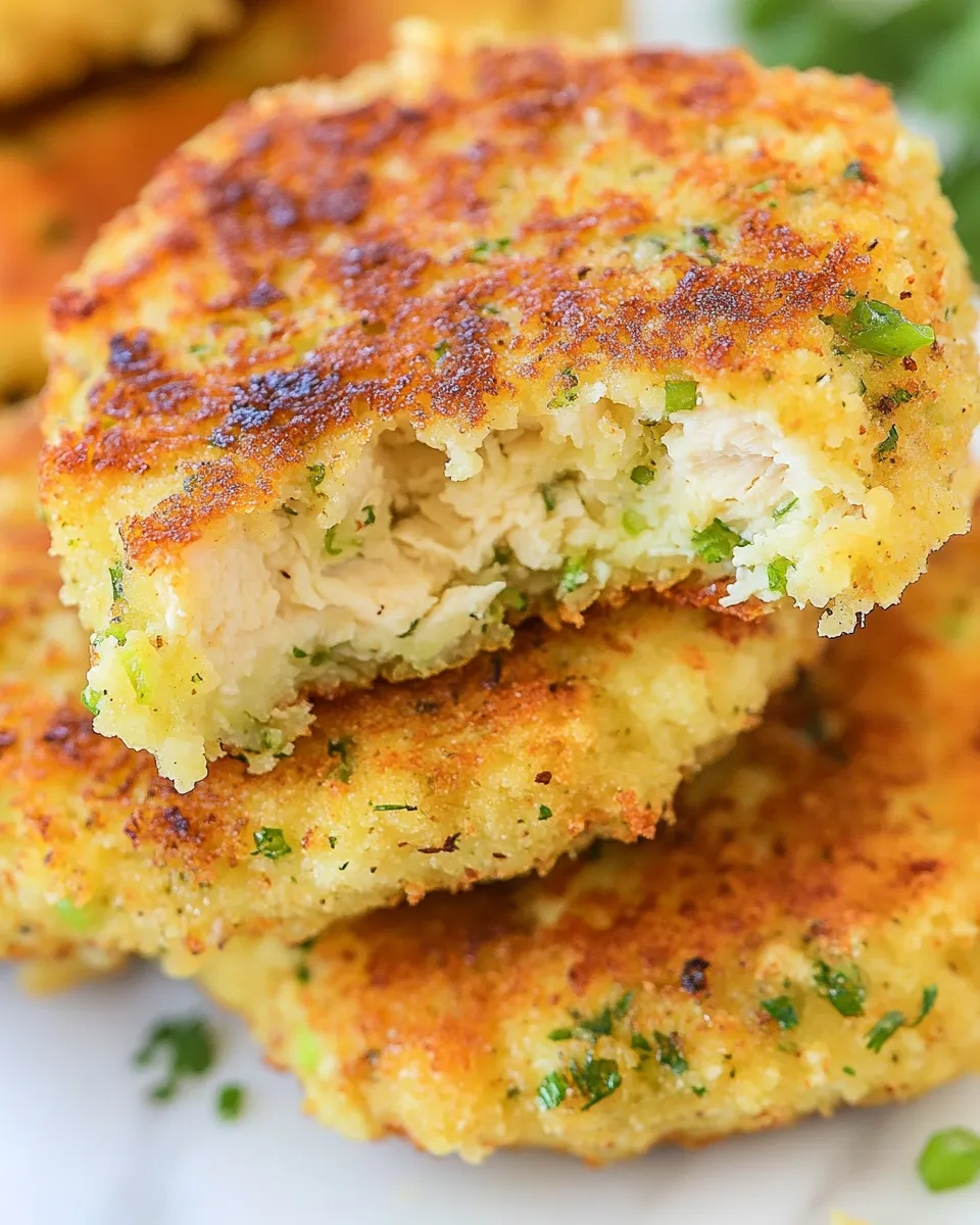 Easy Chicken Patties (Easy Chicken Cakes) recipe photo
