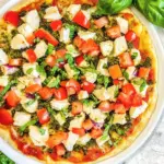 Homemade Chicken Pesto Pizza photo