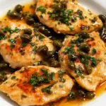 Homemade Chicken Piccata with Fried Capers photo
