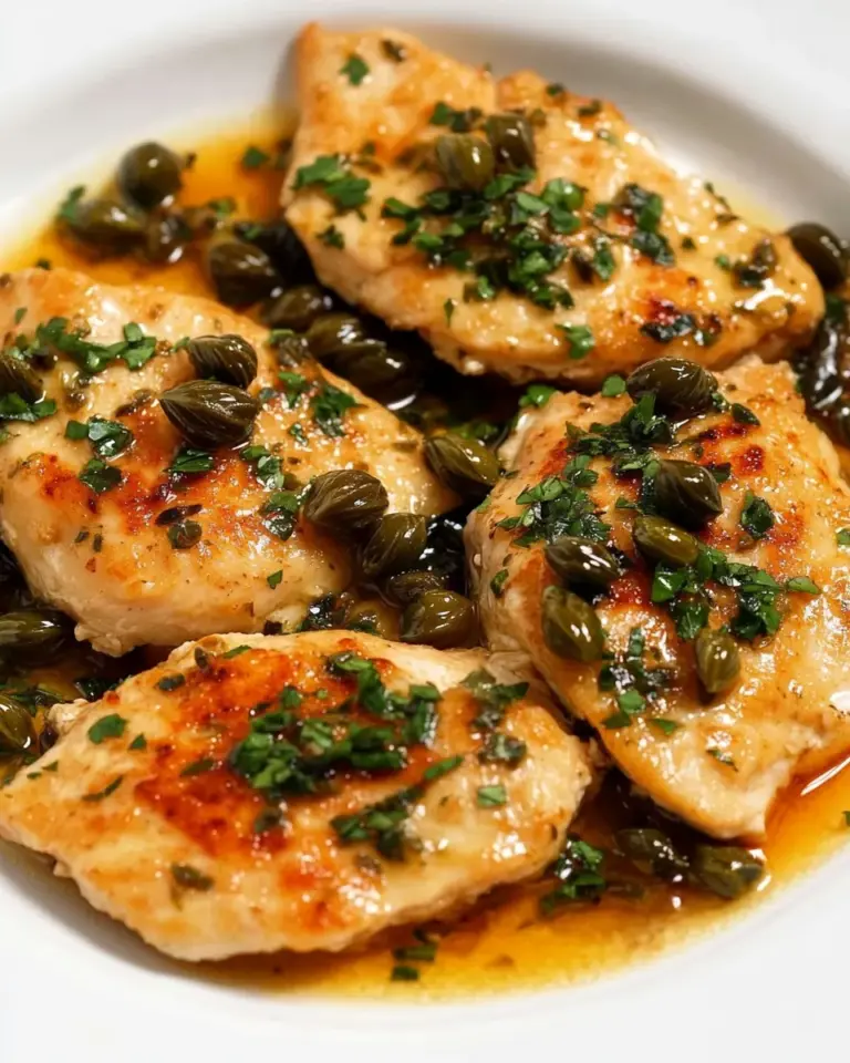 Homemade Chicken Piccata with Fried Capers photo