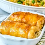 Homemade Chicken Roll-Ups and Rice photo