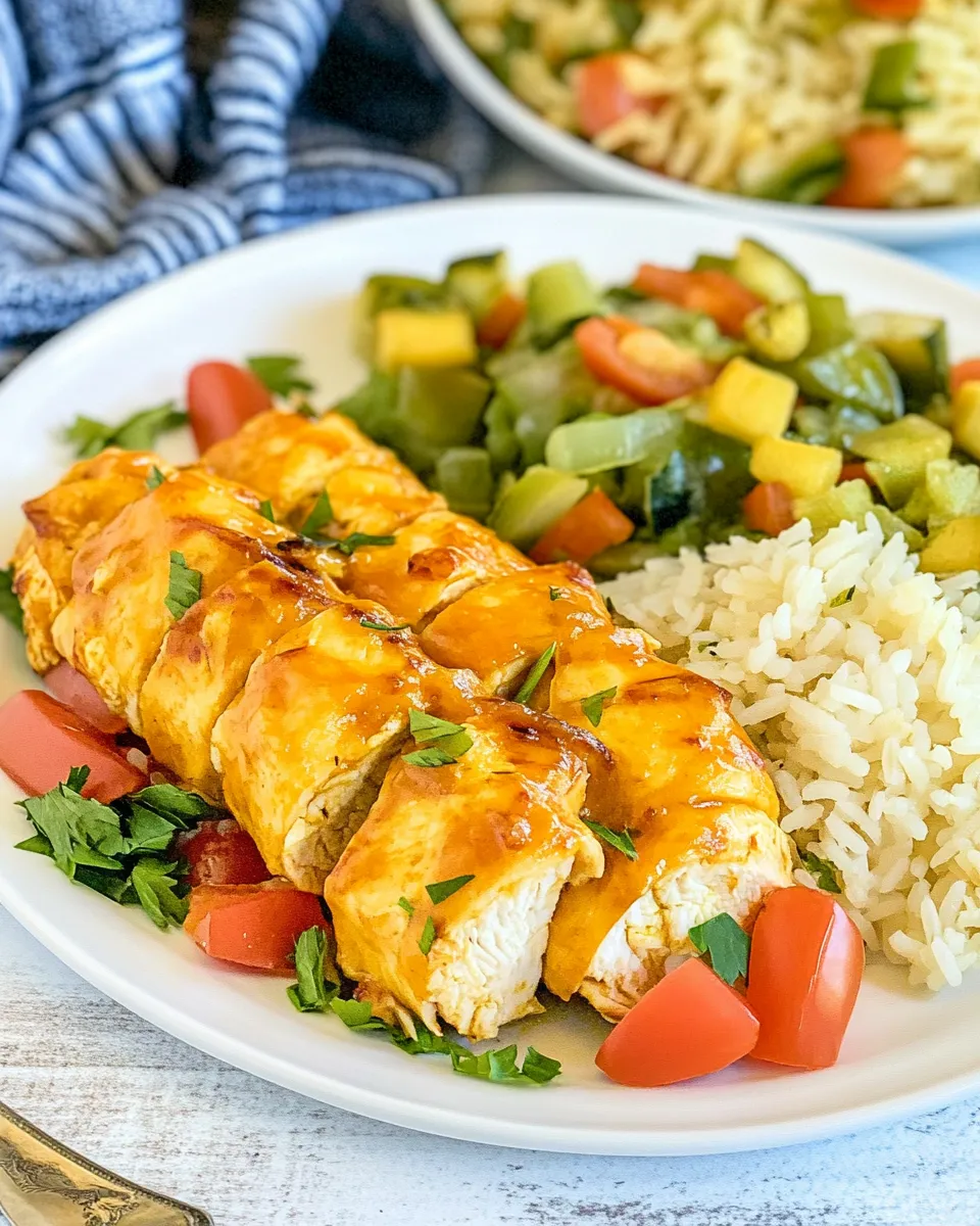 Classic Chicken Roll-Ups and Rice image