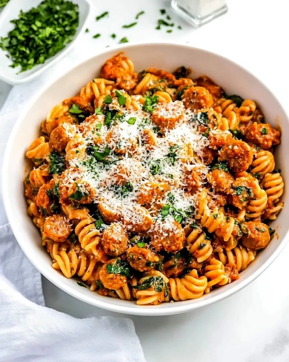 Easy Chicken Sausage Pasta picture