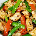 Homemade Chicken Stir-Fry Sheet Pan Meal photo