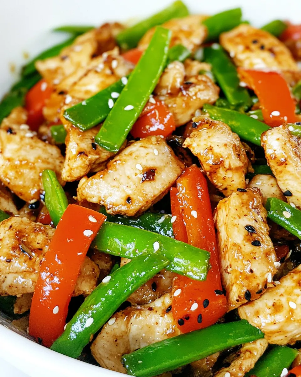 Homemade Chicken Stir-Fry Sheet Pan Meal photo
