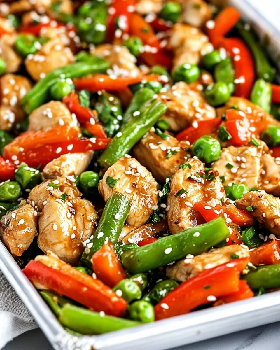 Classic Chicken Stir-Fry Sheet Pan Meal image