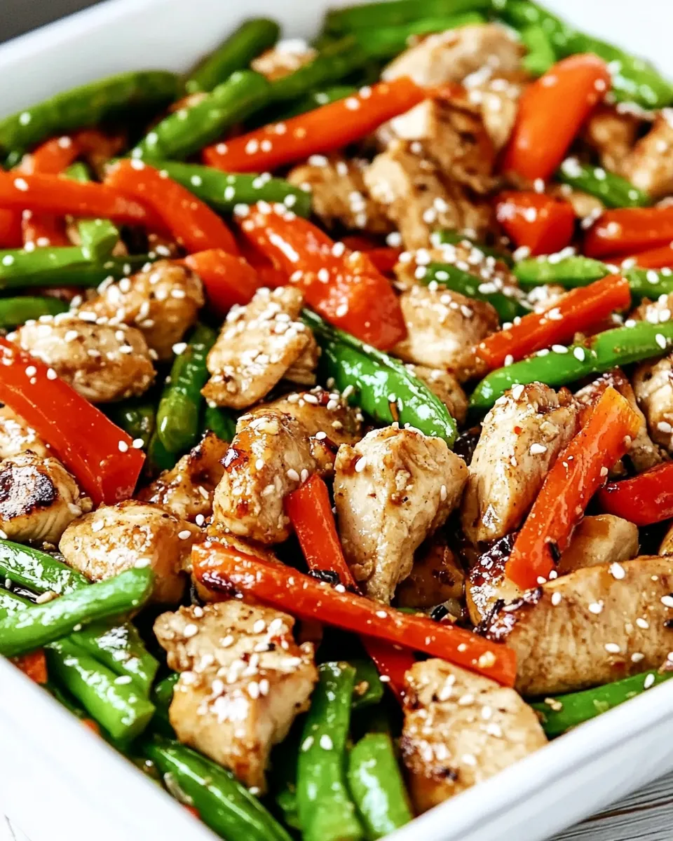 Delicious Chicken Stir-Fry Sheet Pan Meal dish photo