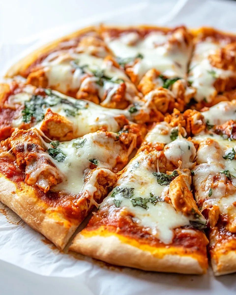 Easy Chicken Tikka Masala Pizza recipe photo