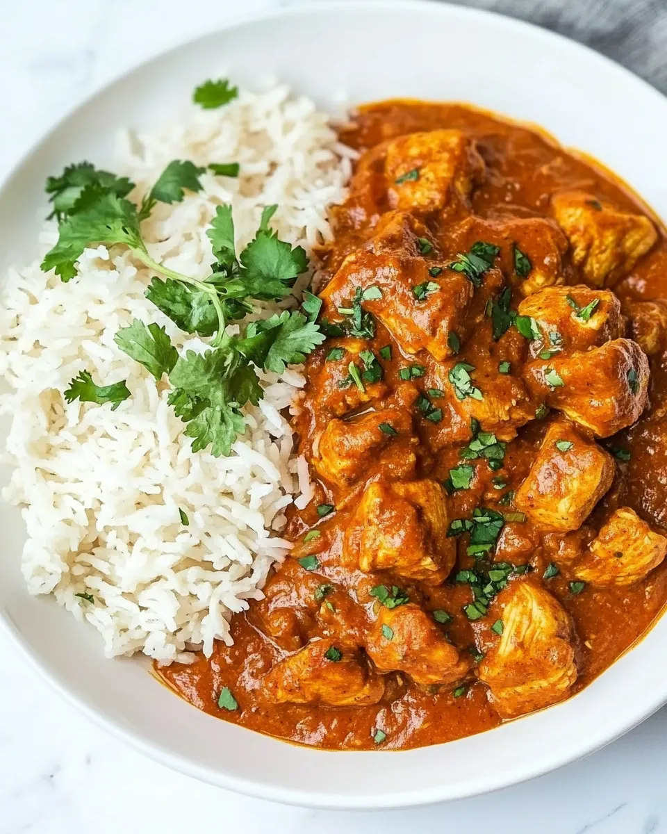 Homemade Chicken Tikka Masala Slow Cooker Recipe photo