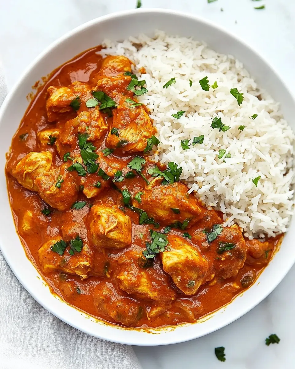 Easy Chicken Tikka Masala Slow Cooker Recipe recipe photo