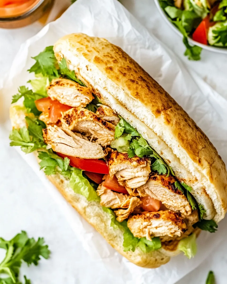 Easy Chicken Tortas recipe photo