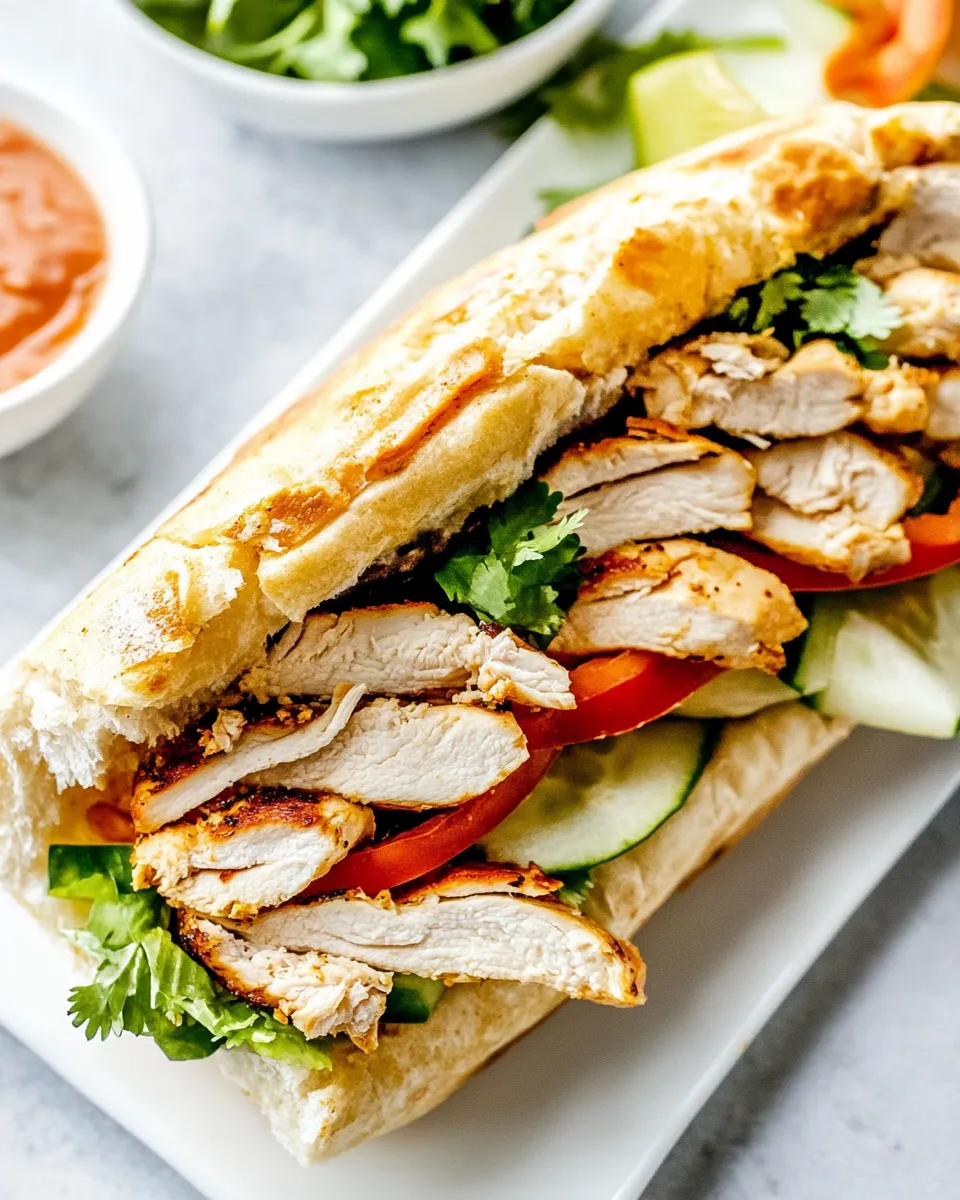 Delicious Chicken Tortas plate image