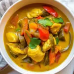 Homemade Chicken Yellow Curry Soup photo