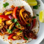 Homemade Chicken and Chorizo Fajitas photo