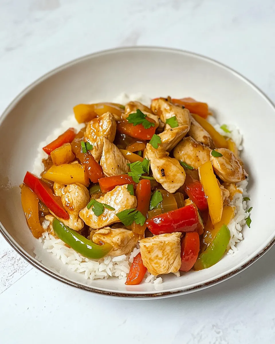 Easy Chicken and Pepper Stir-Fry recipe photo