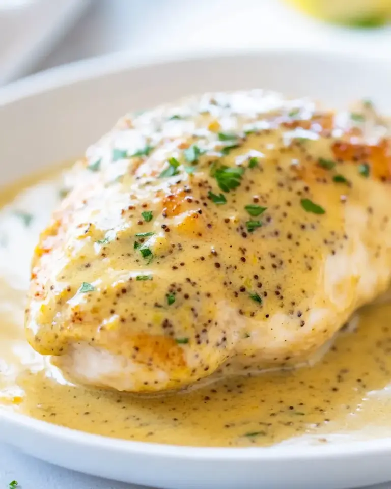 Homemade Chicken with Creole Mustard Cream Sauce photo