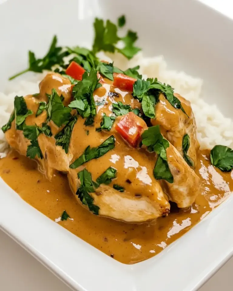 homemade Chicken with Peanut Sauce photo