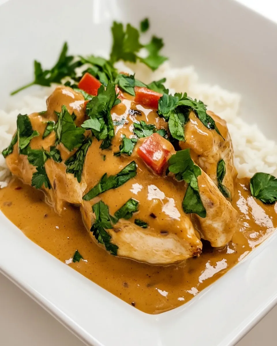 homemade Chicken with Peanut Sauce photo