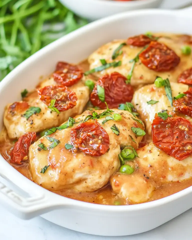 Homemade Chicken with Sun-Dried Tomato Sauce photo
