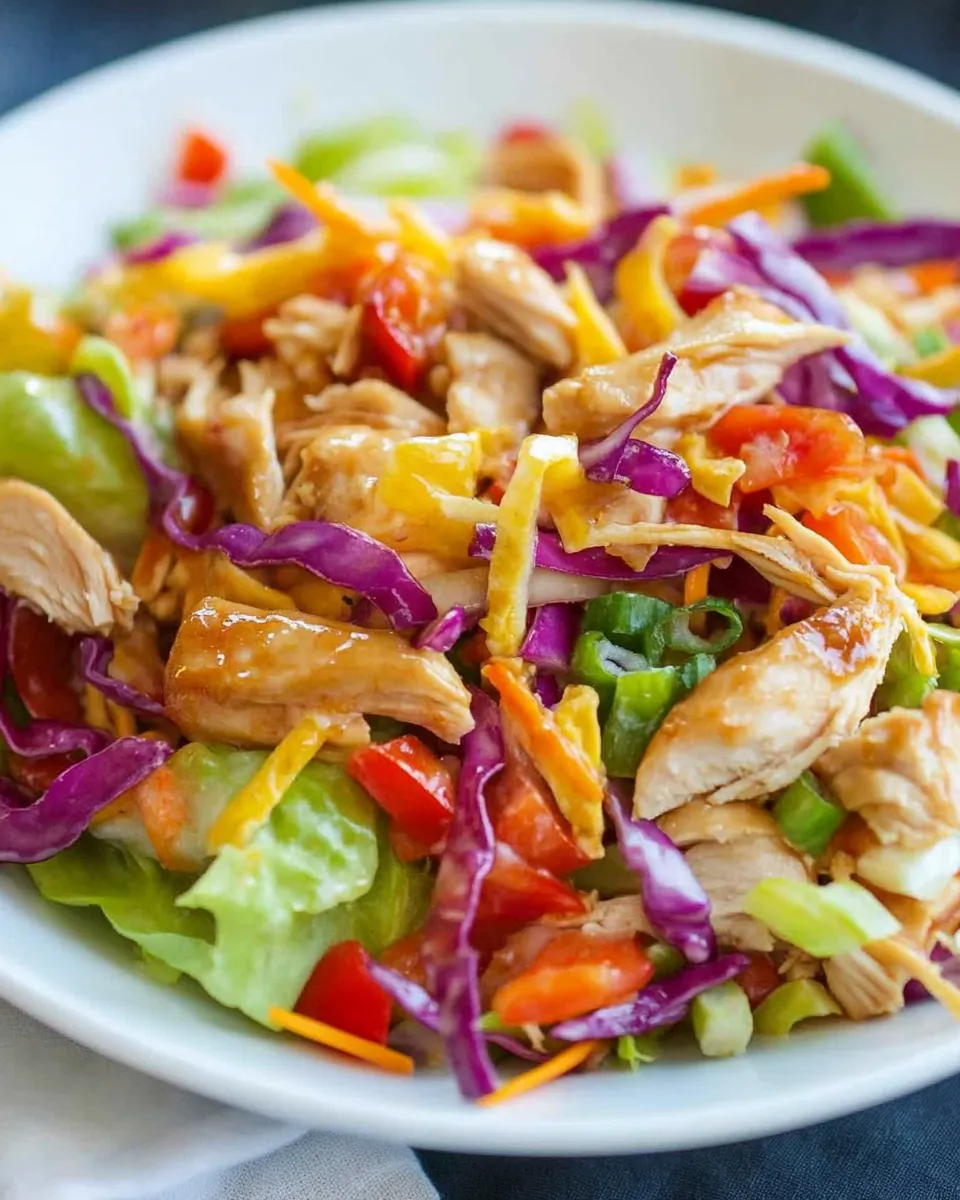 Delicious Chinese Chicken Salad Recipe shot