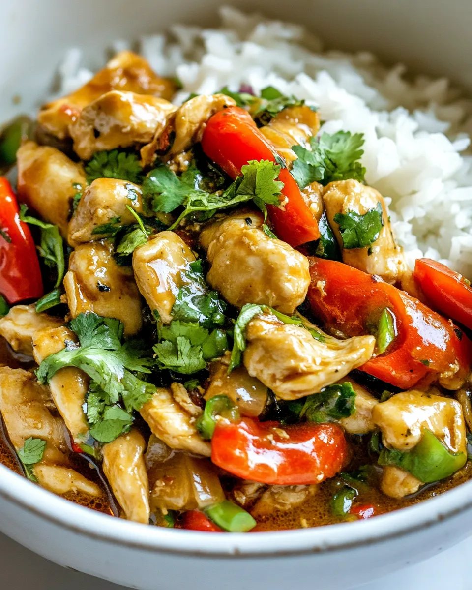 Classic Cilantro Chicken Stir Fry image