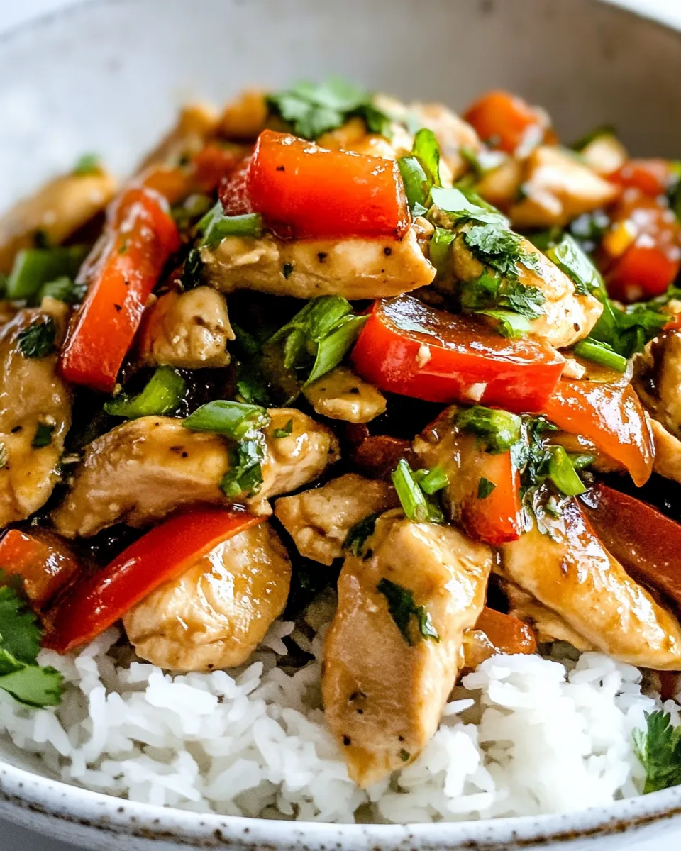 Easy Cilantro Chicken Stir Fry picture