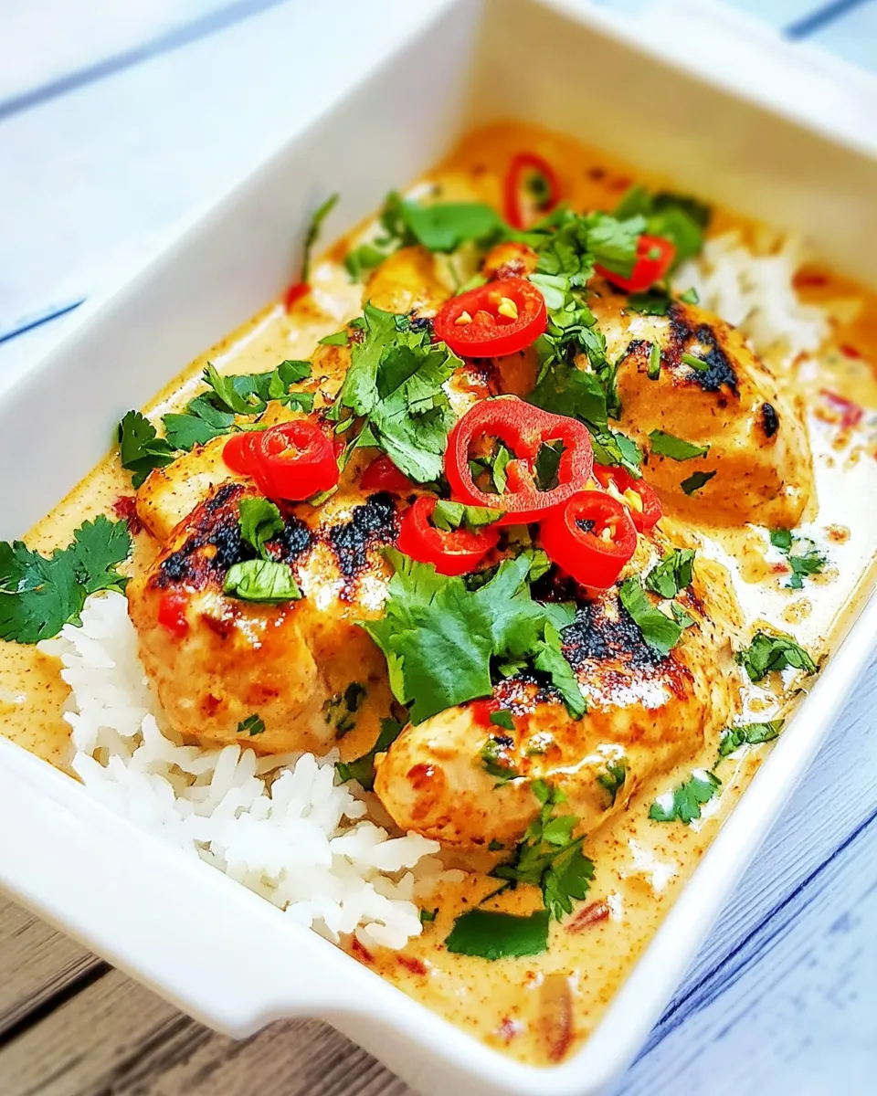 Delicious Coconut Chicken Recipe shot