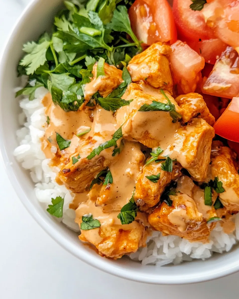 Easy Coconut Chicken Rice Bowl recipe photo