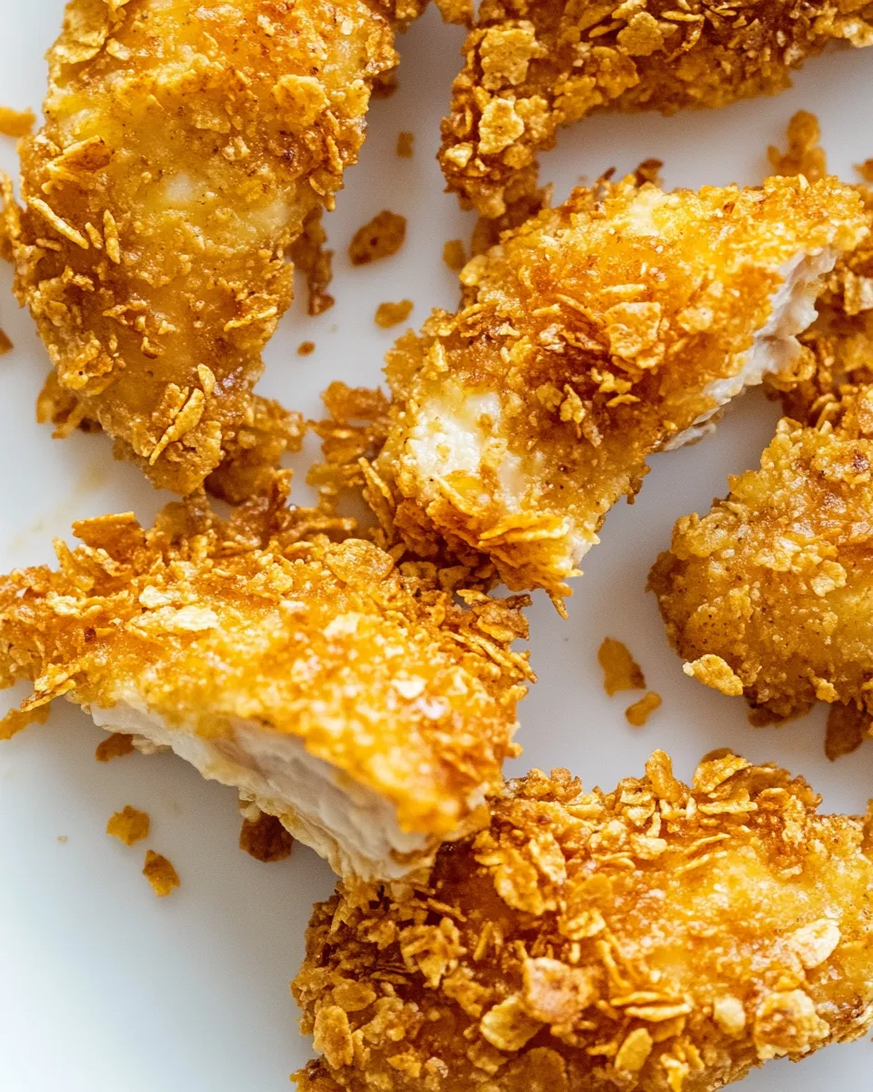 delicious Cornflake Chicken shot