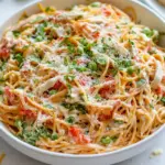 Homemade Creamy Chicken Spaghetti photo