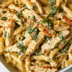 Homemade Creamy Garlic Chicken Pasta photo