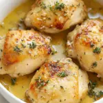 Homemade Creamy Garlic Thyme Chicken photo