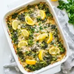 Homemade Creamy Lemon Chicken, Broccoli and Rice Casserole photo