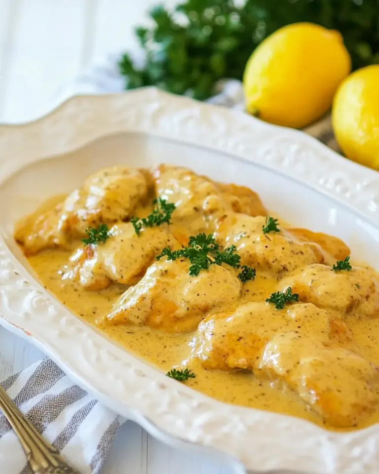 Homemade Creamy Lemon Pepper Chicken photo