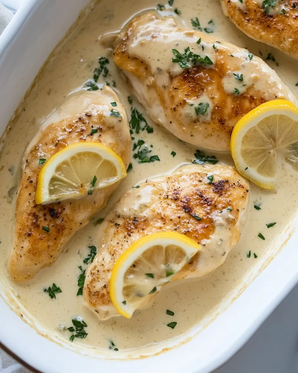 Homemade Creamy Lemon Romano Chicken photo