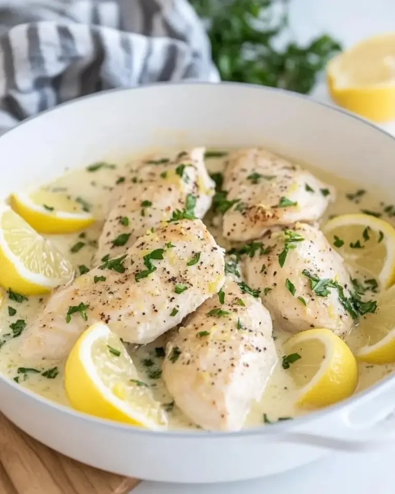 Homemade Creamy Skillet Lemon Chicken photo