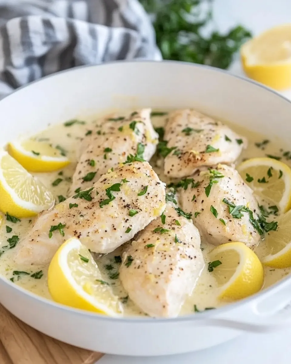 Homemade Creamy Skillet Lemon Chicken photo