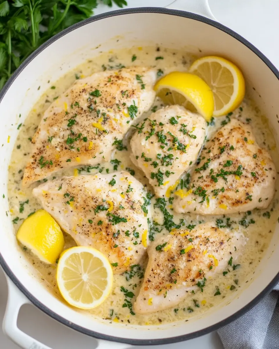 Classic Creamy Skillet Lemon Chicken image