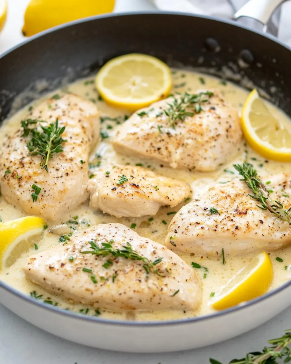 Delicious Creamy Skillet Lemon Chicken dish photo
