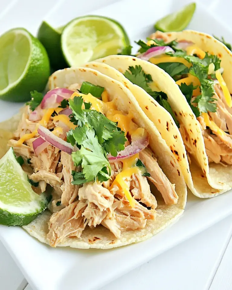 Homemade Creamy Slow Cooker Chicken Tacos photo
