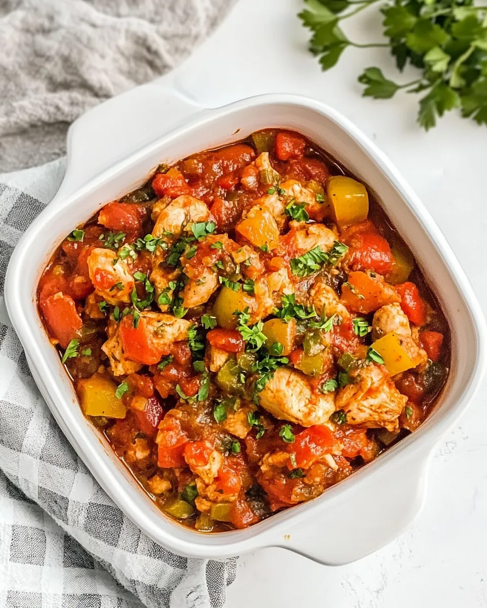 Easy Creole Chicken recipe image